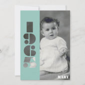 あなたのベビー生まれ写真1965 60th birthday招待状 招待状 (正面)