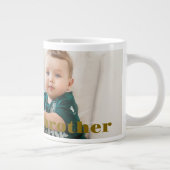 あなたのペットとベビー写真 ジャンボコーヒーマグカップ (右)