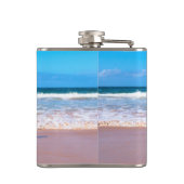 あなたのペットの写真フラスコとカスタム文字 フラスク (裏面)