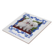 あなたのペットや任意の写真かわいいカスタムセラミックタイル タイル (側面)