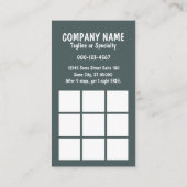 あなたのペットクーポンカード《写真》ぼけ味を愛して下さい ロイヤリティカード (裏面)