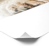 あなたのペットポートレートシーズー（犬）Tzu犬を追加パーソナライズされた フォトプリント (角)