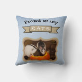 あなたのペットラットの写真のラットを加えて下さい クッション (裏面)