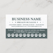 あなたのペットロイヤリティカード《写真》ぼけ味を愛する ロイヤリティカード (裏面)