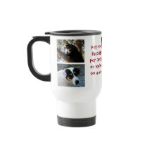 あなたのペット写真を15のoz旅行か通勤者のマグ加えて下さい