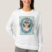 あなたのペット写真を…ここに置いて下さい Tシャツ (正面)