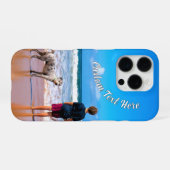 あなたのペット写真iPhoneケースとカスタム文字 iPhoneケース (裏面横)