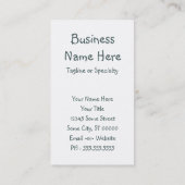 あなたのペット日を愛して下さい 名刺 (裏面)