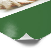 あなたのペット犬の写真パーソナライズされた動物愛好家 ポスター (コーナー)