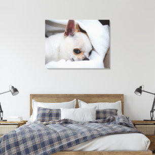 あなたのペット犬の子犬のカスタム写真チワワ キャンバスプリント