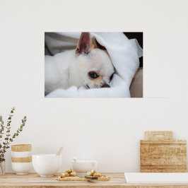 あなたのペット犬の子犬のカスタム写真チワワ ポスター