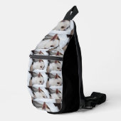 あなたのペット犬の子犬のカスタム写真chihuahuaバックパック スリングバッグ (右コーナー)