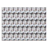 あなたのペット犬の子犬カスタムの写真chihuaパターン テーブルクロス (正面(横))