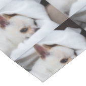 あなたのペット犬の子犬カスタムの写真chihuaパターン テーブルクロス (アングル)