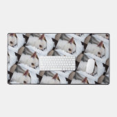 あなたのペット犬の子犬カスタムの写真chihuaパターン デスクマット (キーボード&マウス)