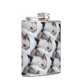 あなたのペット犬の子犬カスタムの写真chihuaパターン フラスク (右)