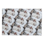 あなたのペット犬の子犬カスタムの写真chihuaパターン 枕カバー (裏面)