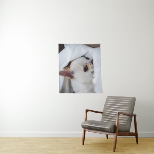 あなたのペット犬の子犬カスタムの写真chihuahua タペストリー (インサイチュ)