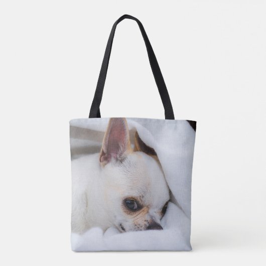 あなたのペット犬の子犬カスタムの写真chihuahua トートバッグ (裏面)
