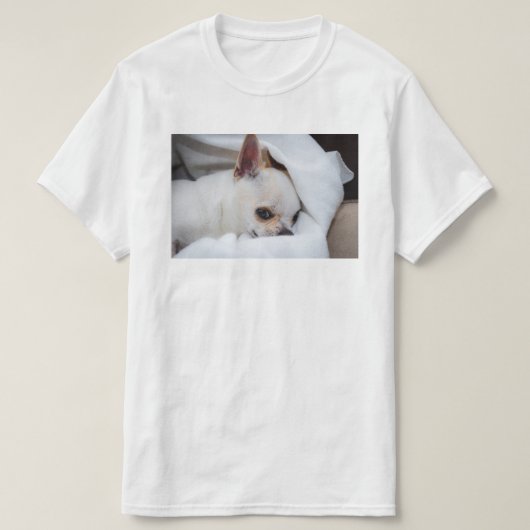 あなたのペット犬の子犬カスタムの写真chihuahua tシャツ (デザイン正面)