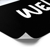 あなたのペット犬チワワカスタムア写真コラージュ名 ポスター (角)