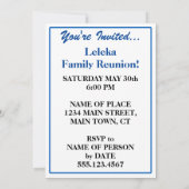 あなたのペロイパーティーウクライナファミリー懇親会 招待状 (裏面)