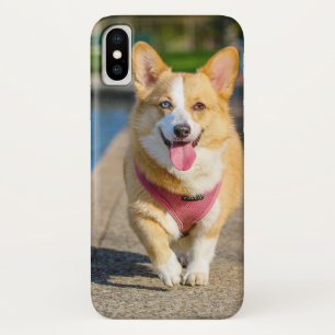 あなたのペンブロークのウェルシュコーギーのあなた自身の写真を挿入し iPhone X ケース
