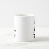 あなたのペースか私の? コーヒーマグカップ (中央)