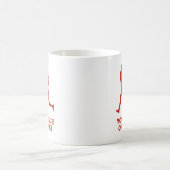 あなたのペースか私の？ コーヒーマグカップ (中央)