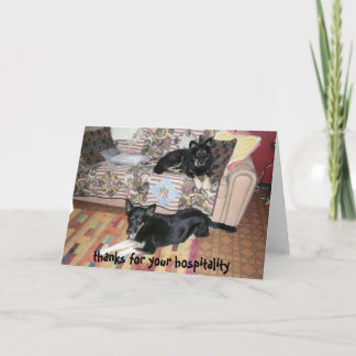あなたのホスピタリティカード（犬） サンキューカード