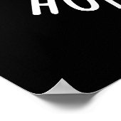 あなたのホッピーな場所を見おもしろいつけるラビットプンダークBG ポスター (角)