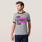 あなたのホモフォビアは選択肢です Tシャツ (正面フル)
