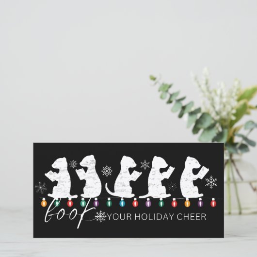 あなたのホリデーシーズンを華やかに彩る、面白いクリスマスのフェレットたちを予約しよう シーズンカード (スタンド正面)