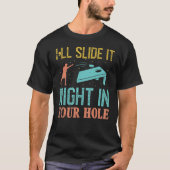 あなたのホールコーンホールゲームで右にスライドする Tシャツ (正面)