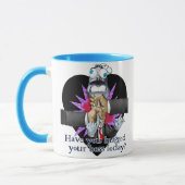 あなたのボスのマグを抱き締めて下さい マグカップ (左)