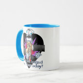 あなたのボスのマグを抱き締めて下さい マグカップ (正面左)