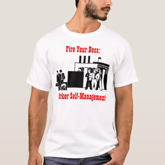 あなたのボスのTシャツを始動させて下さい Tシャツ (正面)