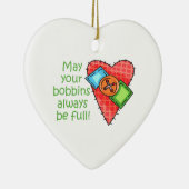 あなたのボビンはいつも一杯でありますように! セラミックオーナメント (右)