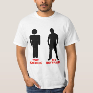あなたのボーイフレンド。 私のボーイフレンド Tシャツ