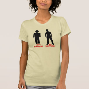 あなたのボーイフレンド。 私のボーイフレンド Tシャツ