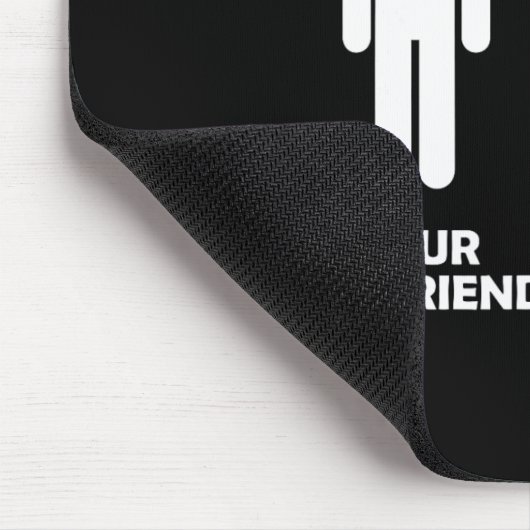 あなたのボーイフレンドvsマイおもしろいボディビルジムデザイン マウスパッド (コーナー)