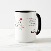 あなたのボーダーコリー犬の相棒からのハッピーバースデー マグカップ (正面右)