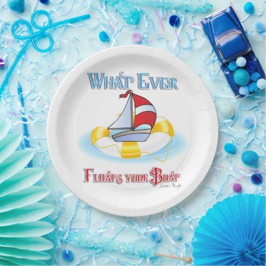 あなたのボートを浮かせるものは ペーパープレート (パーティー)