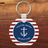あなたのボート名いかり キーホルダー (正面)