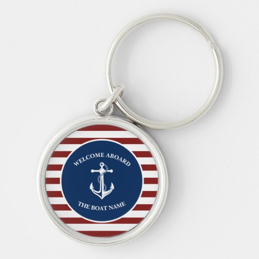 あなたのボート名いかり キーホルダー (正面)