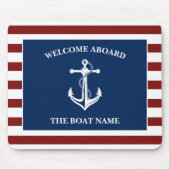 あなたのボート名いかり マウスパッド (正面)