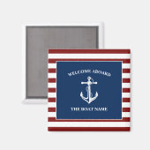 あなたのボート名いかり マグネット (正面/裏面)