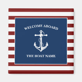 あなたのボート名いかり マグネット