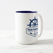 あなたのボート名航海のいかりオーズヘルムラージ ツートーンマグカップ (正面右)