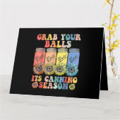 あなたのボールをつかむキャニングシーズンキャニングヒッピー2 カード (黄色い花)